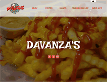 Tablet Screenshot of davanzas.com